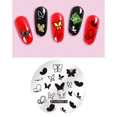 

Manicure DIY Lace Rose Flower Forest Image Nail Plates Nail Art Stamping Plate Nail Art Tools