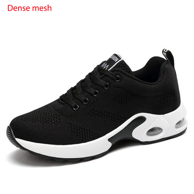 

Fashion Women Lightweight Sneakers Air Cushion Ladies Trainers Basket Tenis Casual White Platform Sneakers Breathable Comfort