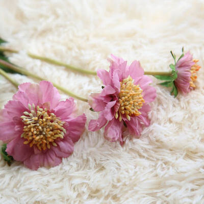

Windmill Blue Gerbera Artificial Flower Home Decoration Wedding Holiday Flower Daisy Silk Decorations