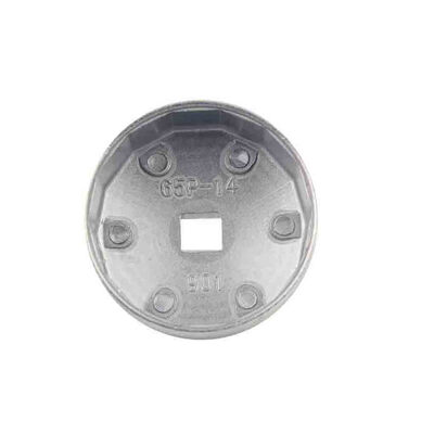 

Aluminum 65mm Cap Oil Filter Wrench Socket Remover Tool 14 Flutes Replacement for Honda Toyota A8 AP