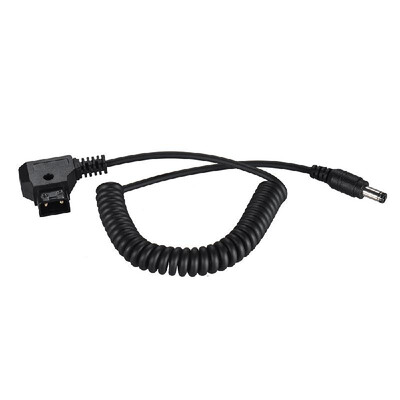 

Coiled D-Tap 2Pin Male to DC 5525mm Adapter Cable for V-Mount Anton Battery DSLR Rig Power Supply Extension Elastic Cable 1M