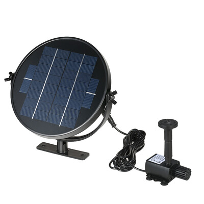 

Decdeal 9V 3W Solar Panel Solar Powered Fountain Submersible Brushless Water Pump Kit for Bird Bath Pond Pull 190LH 170cm Lift
