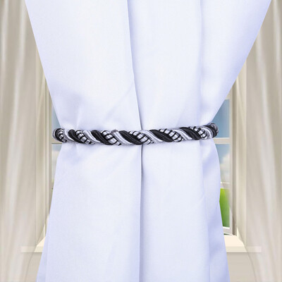 

Gobestart Ropes Tie Backs for Window Curtain Cord Buckle Tiebacks Braided Tie Backs