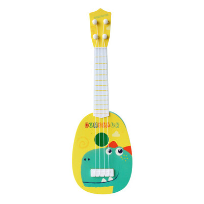 

〖Follure〗Kids plastic Toy Sturdy Ukulele Non-toxic Musical Instrument Preschool Music