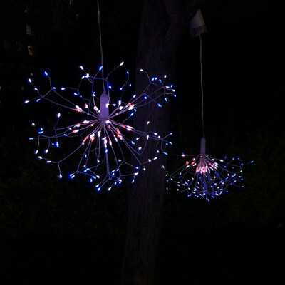 

Home Courtyard Floral Outdoor Tree Indoor Decor LED Remote Control Lamp Hang Light Modern Dandelion Timing LED Light