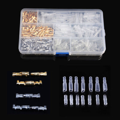 

Auto Motorcycle Insulation Bullet Male&Female Wire Connector Terminals 400PCS