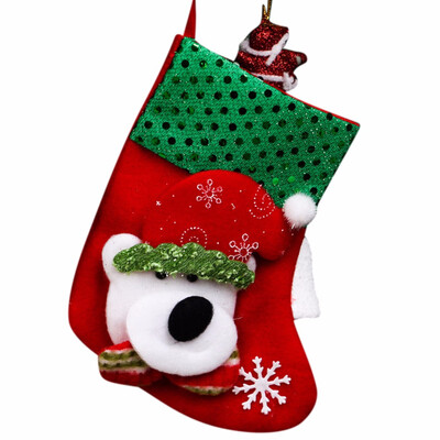 

Gobestart Fashion Christmas Stockings Gift Bag Christmas Tree Decoration Supplies