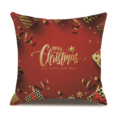

18X18&quot Christmas Pillow Case Sofa Car Throw Cushion Covers Christmas Pillowcase Home Sofa Decor