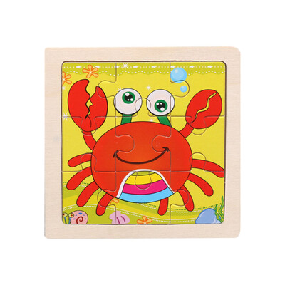 

Tailored Wooden Kids 16 Piece Jigsaw Toys Education And Learning Puzzles Toys