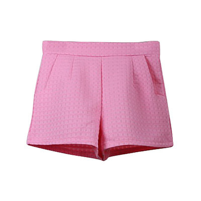 

High Waist Desmiit Fashion Europe Style Plaid Shorts Casual Summer Women Jeans Shorts Shorts