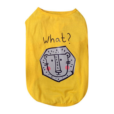 

Summer Cartoon clothes Dog Vests Casual Stripes Pet clothes Puppies Poodle Schnauzer Teddy Dog Supplies