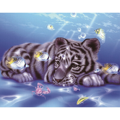 

Gobestart 5D Embroidery Paintings Rhinestone Pasted DIY Diamond Painting Cross Stitch