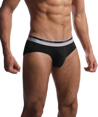 

Inskentin Mens 3 Pack Low Rise Cotton Knit Pouch Hip Briefs Quick Dry Tagless Comfortable Sexy Underwear