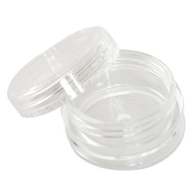 

5152050 Pcs Transparent Pink Plastic Sample Container Cream Packing Box Cosmetics Storage 3ml