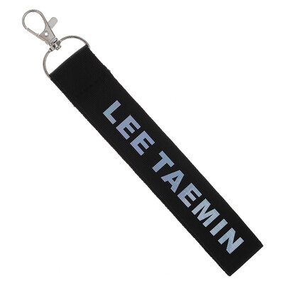 

KPOP BAP SHINEE Keyring Laser Name Lanyard MIN HO JONG HYUN Phone Strap Pendant Special