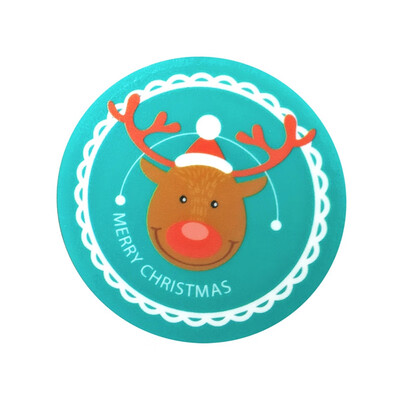 

Party Coffee Tea Pad Cup Cartoon Pattern Table Coasters Home Dining Room Fashion Table Coaster Christmas Decoration