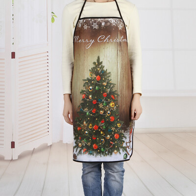 

Gobestart Christmas Decoration Waterproof Apron Christmas Dinner Party Apron