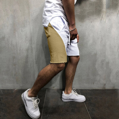

Gobestart Fashion Men Summer Casual Sport Elastic Waist Short Pants Trousers