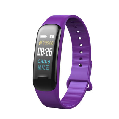 

C1Plus Smart Bracelet Color Screen Blood Pressure Fitness Tracker Heart Rate Monitor Smart Band Sport for Android IOS