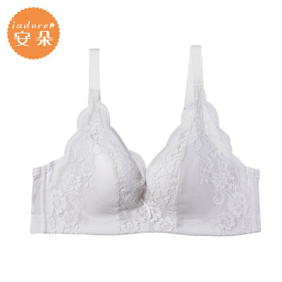 

Embrys An Duo bra thin section flower lace collection of milk adjustment underwear bra HB0140U gray GRY 75B