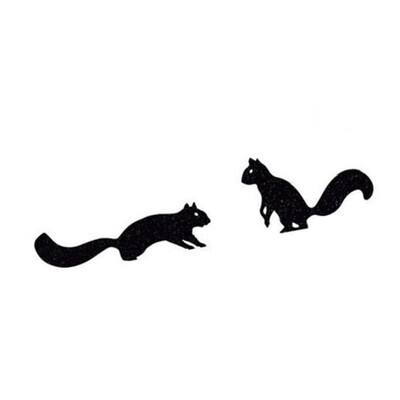 

24x63cm Squirrel Removable PVC Switch Sticker Wall Sticker Film for Living Room Bedroom