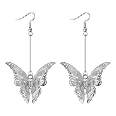 

Chic Jewellery Metal Hollow Butterfly Earrings Romantic Earrings Decor