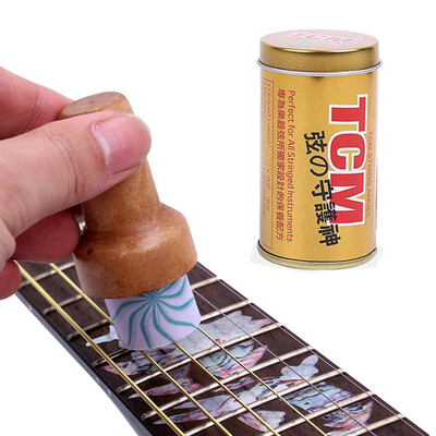

String Duster Cleaner Conditioner Oil with Cleaning Cloth Guitar Polish Strings Scrubber Stringed Instruments Accessory