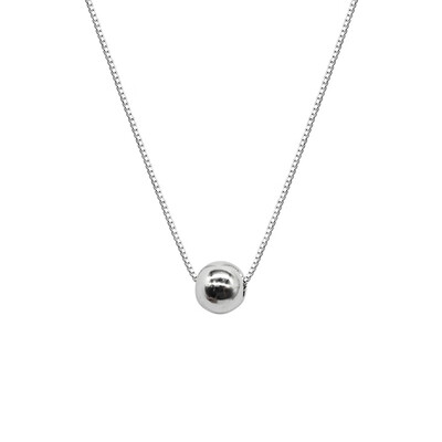 

Women Beads Pendant Necklace Girl Round Bean Shape Chain Choker Female Lady Neck Jewelry Gift