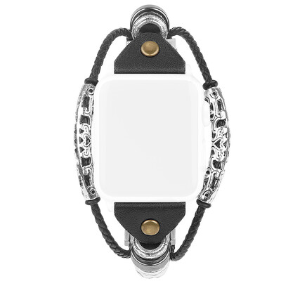 

〖Follure〗Replacement Leather Wristband Band Strap Bracelet For Apple Watch Series 4 40mm