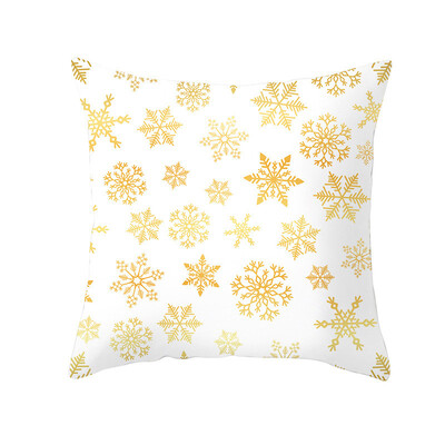 

45x45cm Merry Christmas Decoration Velvet Pillow Cover Xmas Navidad Gift For Home Happy New Year Decorator