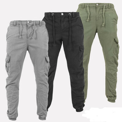 

Mens Casual Pants Twill Joggers Hip Hop Elastic Jogger Slim Fit Stretch Trousers
