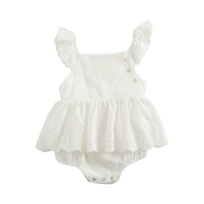 

Baby Bodysuit Girl Kids Clothes Cotton Princess Bodysuit Dress Style Sunsuit Clothing Party Baby Clothes Daddy Gift