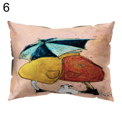 

Elephant Tree Romantic Lighthouse Island Pillow Case Sofa Cushion Cover Bedding