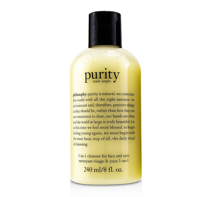 

PHILOSOPHY - Purity Made Simple - 3-in-1 cleanser for face&eyes 240ml8oz