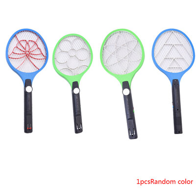 

Random Color Electric Tennis Bat Handheld Bug Racket Home Garden Mosquito Fly Insect Bug Wasp Swatter Killer