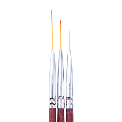 

Toponeto 3Pcs Painting Drawing Dotting DIY Brush Acrylic Tips Liner Nail Art Pens Set