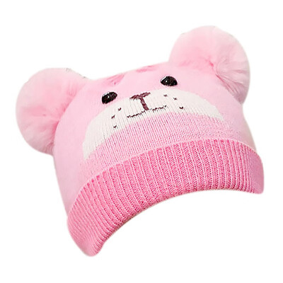 

Baby Casual Cap Hat Newborn Boys Girls Cotton Knitted Hats Soft Spring Autumn Kids Cartoon Caps