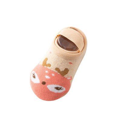 

Spring Autumn Newborn Baby Boys Girls Cartoon Print Sole Soft Socks 6 Kinds Animal Cute Cotton Comfortable Anti-slip Floor Socks
