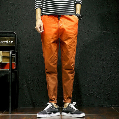 

Gobestart Summer Mens Large Size Fashion Pants Linen Gradient Color Casual Long Pants
