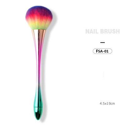 

Gobestart Nail Dust Remove Art Brush Polish Pen Kit Brush For Salon Manicure DIY 1PCS