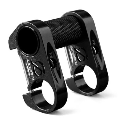 

Super Lightweight Bike Double Stem Riser Bicycle Handlebar Stem 254mm Folding Bike Stem Bike Handle Bar Parts