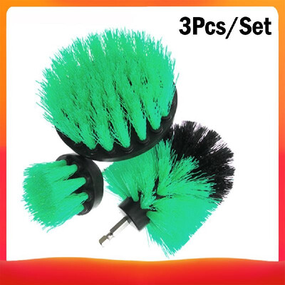 

3PcsSet Drill Brush Power Scrubber Brush Drill Attachment Kit Cleaning Supplies for Bathroom Surfaces Grout Tile Floor&More
