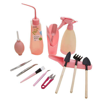

Multi-function Mini Gardening Hand Tools Set Succulent Plants Watering Bottles Miniature Garden Plants Tools