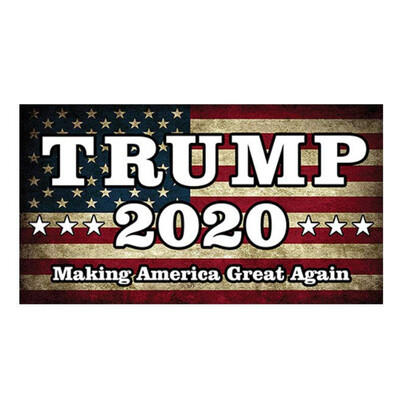 

2020 New TRUMP Series Home Sticker Decal American Flag Reflective Car Home Sticker 10pcs