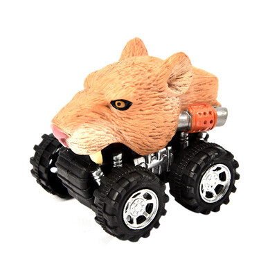 

Siaonvr Mini Vehicle Animal Pull Back Cars with Big Tire Wheel Creative Gifts for Kids