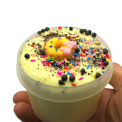 

〖Follure〗Ice Cream Donut Color Slime Putty Scented Stress Reliever Kids Clay Toy 100ml