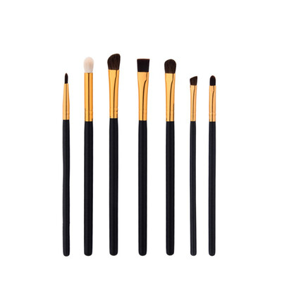 

New Brand 7 Pcsset Professional Portable Makeup Brushes of Eye Blending Eyeshadow Smudge Shading Brushes Set W1