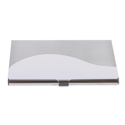 

Waterproof Business ID Credit Card Holder Case Cover Stainless Steel Silver Aluminium Metal Case Box