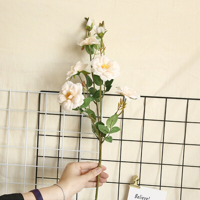 

Cloth Simulation Rose Flower Artificial Peach Blossom Artificial Chinese Rose Fake Flower For Wedding Decoration Simulation