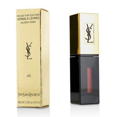 

YVES SAINT LAURENT - Rouge Pur Couture Vernis a Levres Glossy Stain - 46 Rouge Fusain 6ml02oz